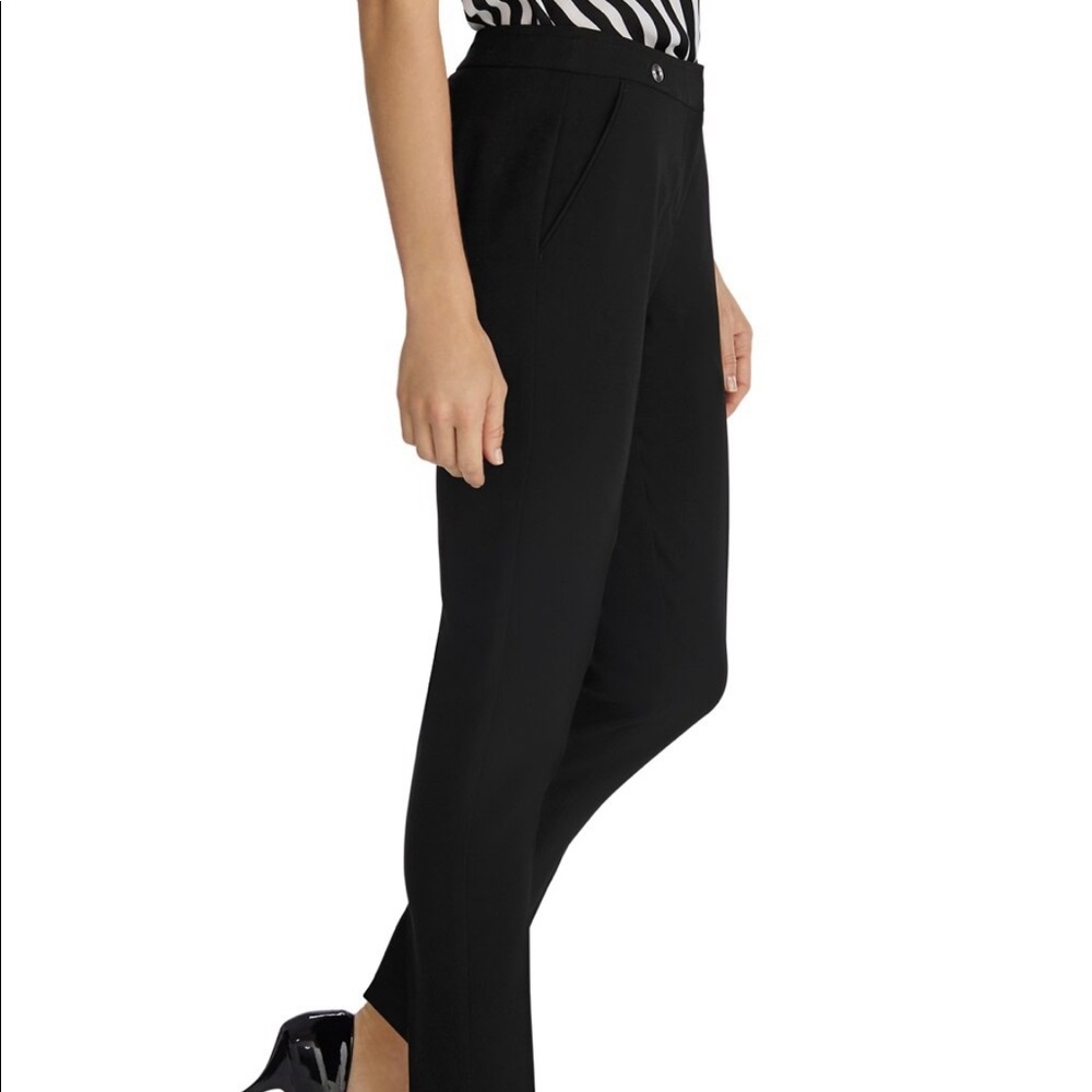 WHBM Taper Ankle Pants Size 6R in Black - Picture 10 of 12